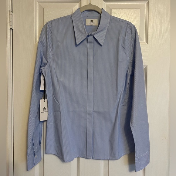 BNWT Babaton New Essential Classic Poplin Shirt - Picture 1 of 5